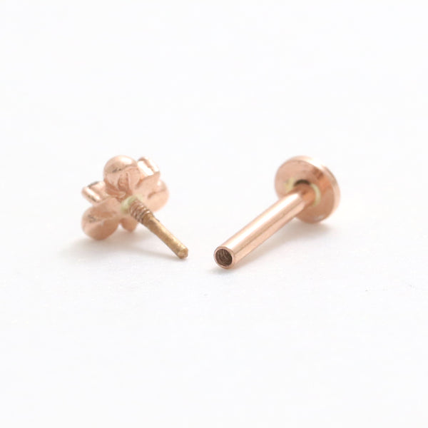 Cognac Diamond Triple Ball Labret