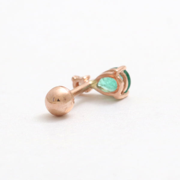 Teardrop Emerald Piercing