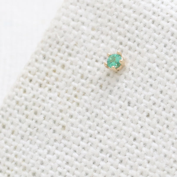 0.03ct Emerald 5 Prongs Piercing