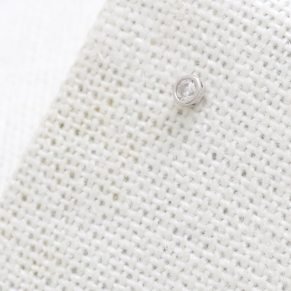 0.03ct Diamond Bezel Piercing