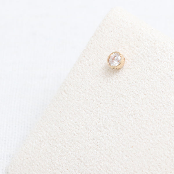 3.5mm Moissanite Bezel Piercing