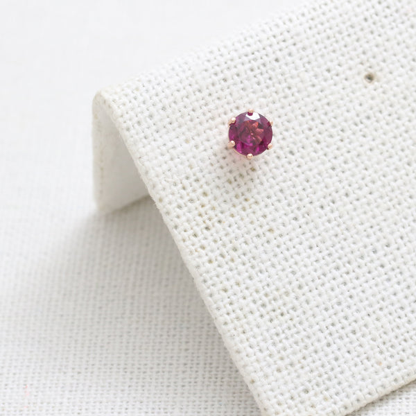 0.5ct Rhodolite Garnet 6 Prongs Labret