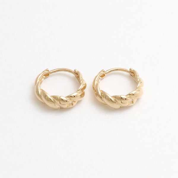 Croissant Huggie Earrings- Small