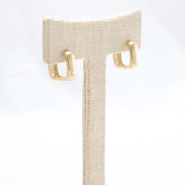 Square Huggie Earrings