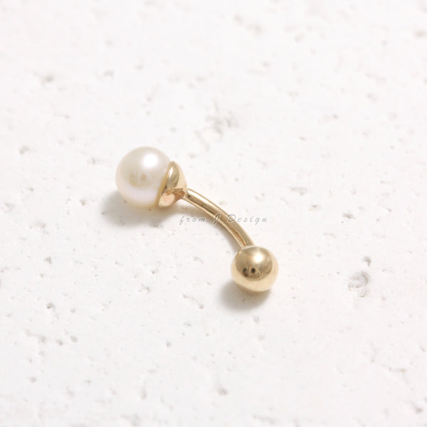 4mm Pearl Rook Piercing